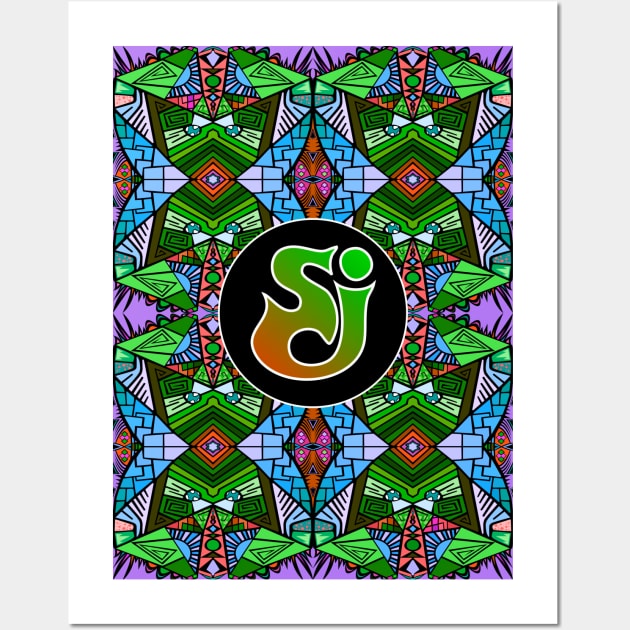 String Cheese Incident - Trippy Pattern 3 Wall Art by ShawnBallardDesigns